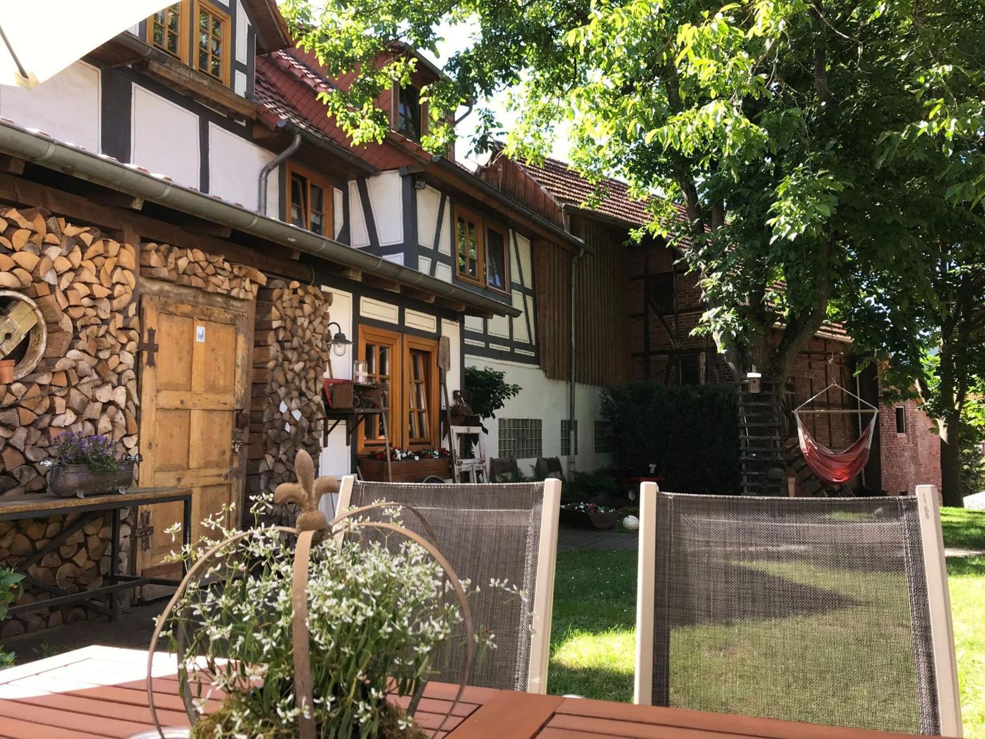Fachwerktraum Im Hof Daire Alheim Dış mekan fotoğraf
